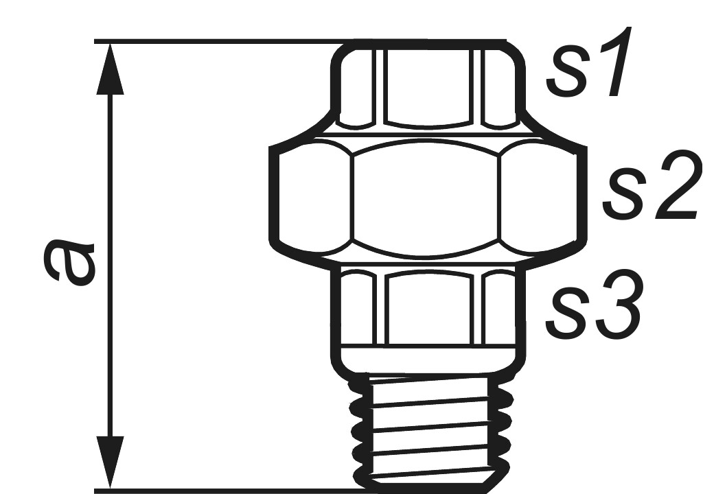 GF  341  union   3/8" zinc-plated